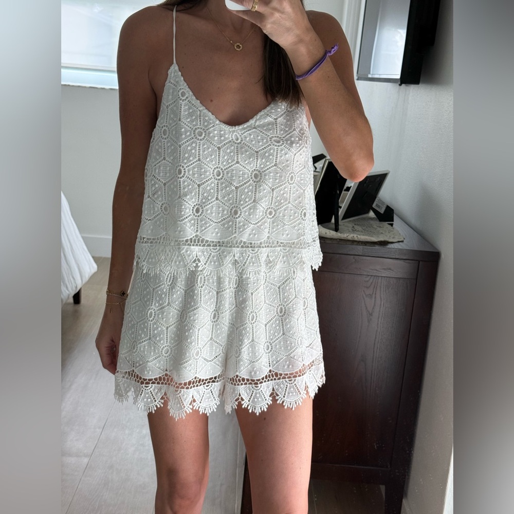 Liv white romper